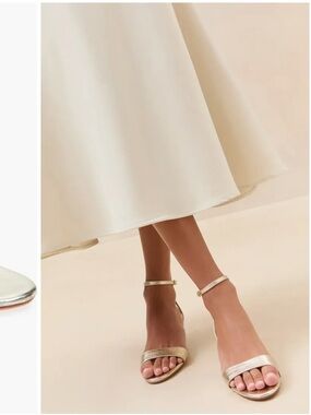 Loeffler Randall Alice Ankle Strap Sandal women Sz 5.5 
$325
Color:Champagne